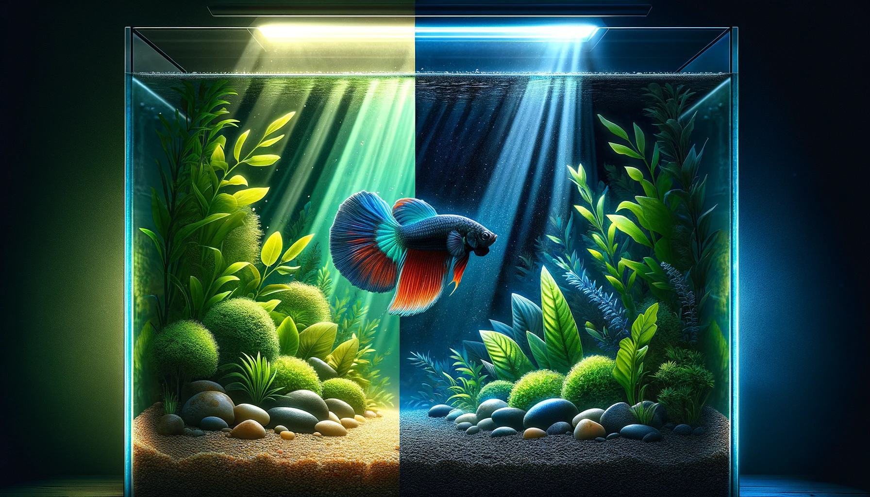 Can Bettas see in the dark?