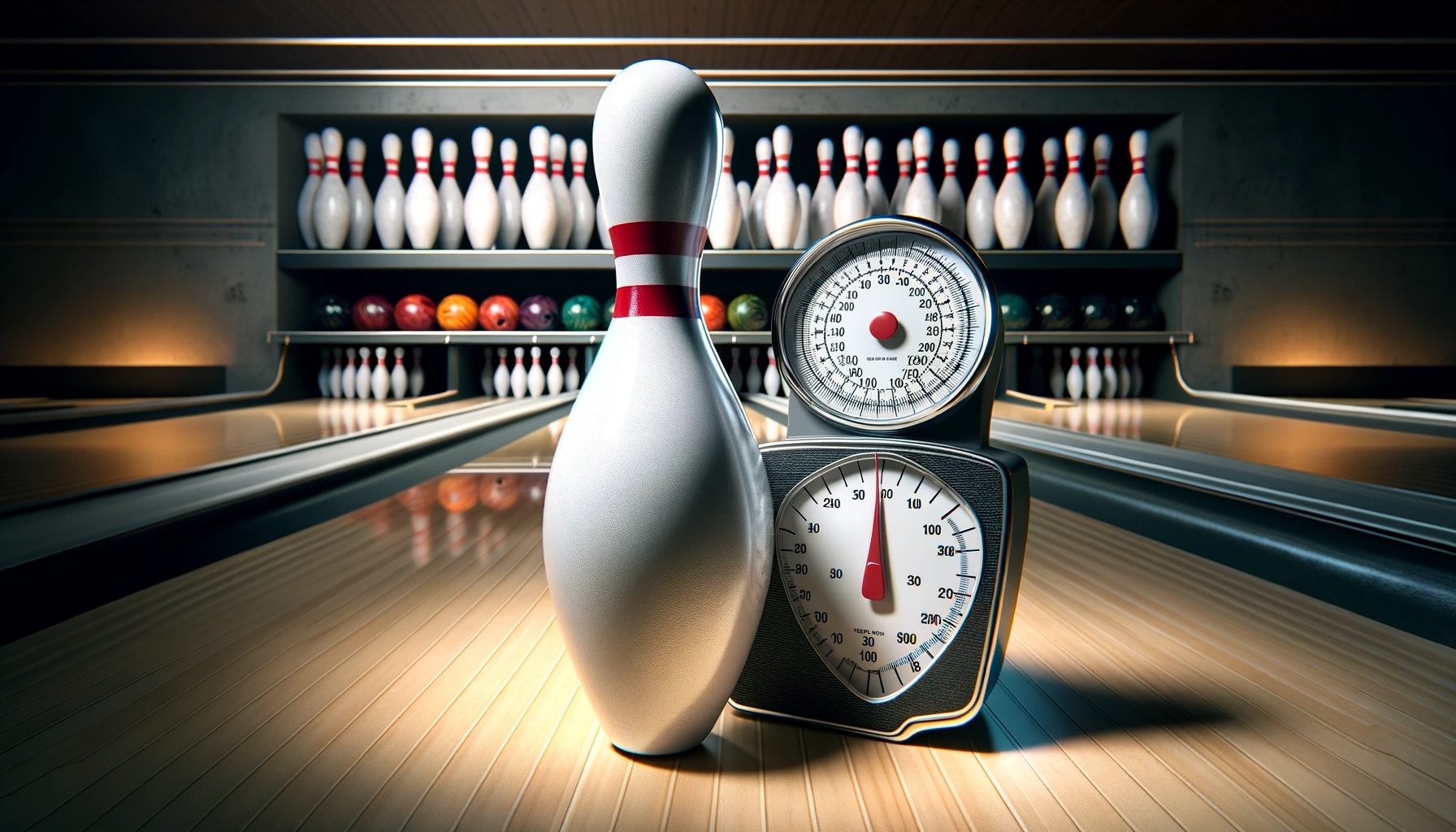 How much does a bowling pin weigh?